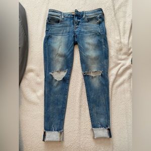 American Eagle ripped jeans